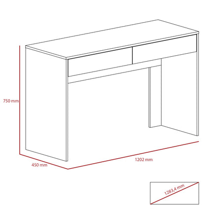 Modern Living - Home Office Essential 2 Drawer Desk
