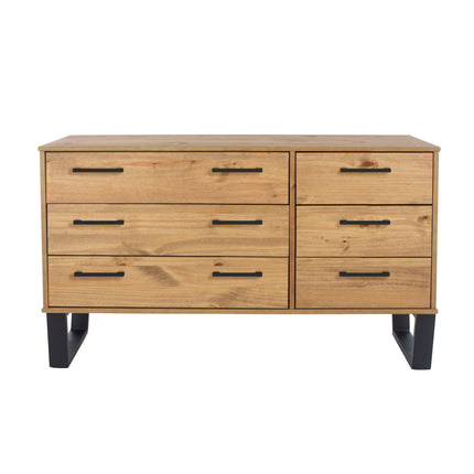 Modern Living - Industrial 6 Drawer Wide Chest