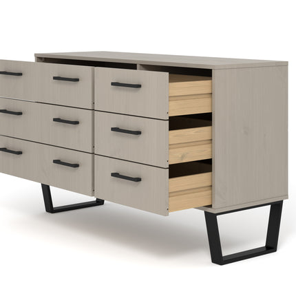 Modern Living - Industrial 6 Drawer Wide Chest