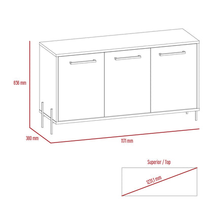 Modern Living - Medium Sideboard - 3 Doors