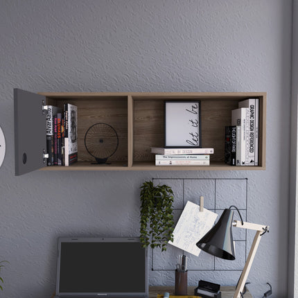 Modern Living - Versatile Wall Storage Unit - Oak Effect