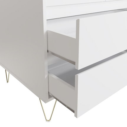 Monaco - 2 Door 2 Drawer Wardrobe 