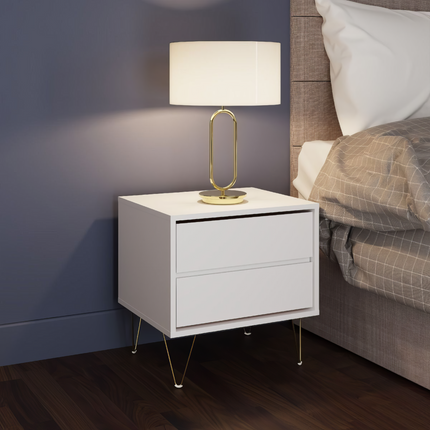 Monaco - 2 Drawer Bedside