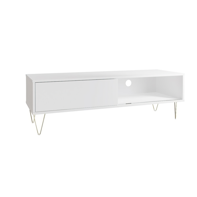 Monaco - TV Unit Sliding Door - White