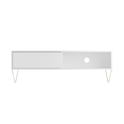 Monaco - TV Unit Sliding Door - White