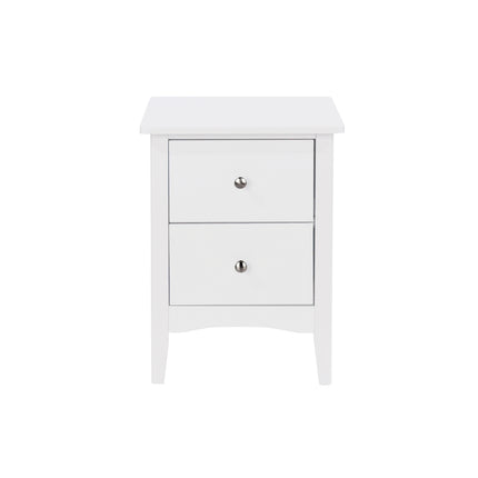 Painted - 2 Drawer Bedside Cabinet