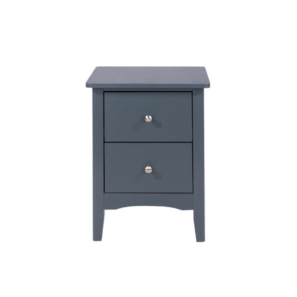 Painted - 2 Drawer Bedside Cabinet