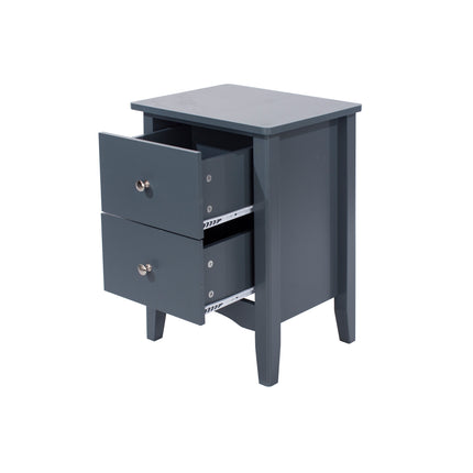 Painted - 2 Drawer Bedside Cabinet