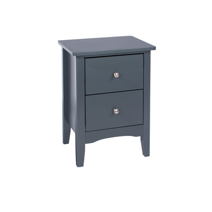 Painted - 2 Drawer Bedside Cabinet