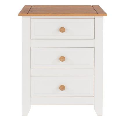 Painted - 3 Drawer Bedside Cabinet