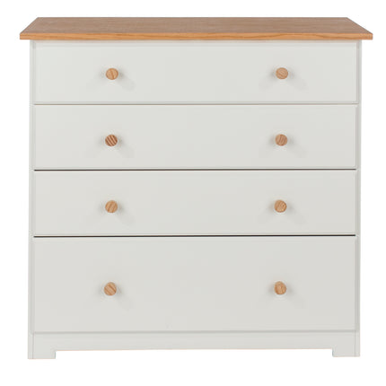 Painted - 4 Drawer Chest - Soft White