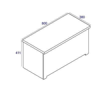 Painted - Ottoman - Soft White - Ample Storage Space