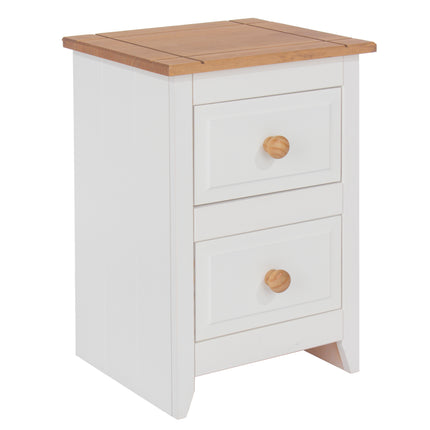 Painted - Petite 2 Drawer Bedside Cabinet