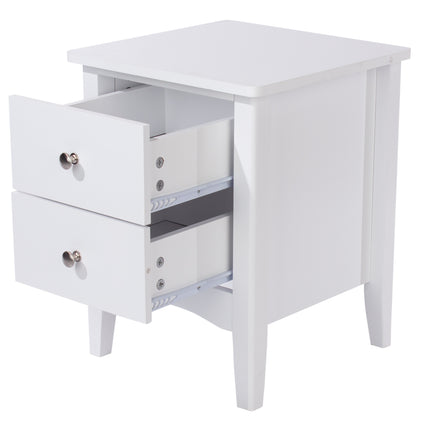 Painted - Petite 2 Drawer Bedside Table