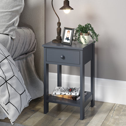 Painted - Shaker 1 Drawer Petite Bedside - Ideal for Small Spaces