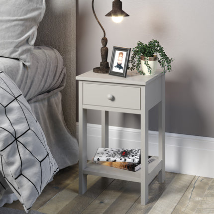 Painted - Shaker 1 Drawer Petite Bedside - Ideal for Small Spaces