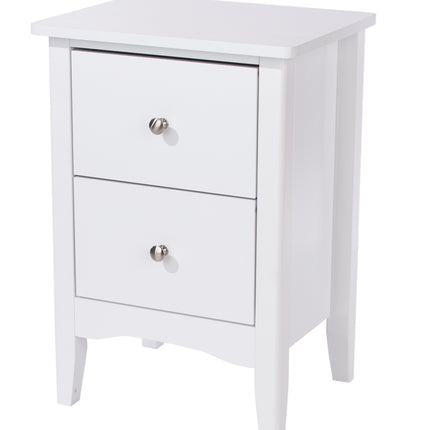 Painted - Stylish 4 Drawer Chest - Metal Handles