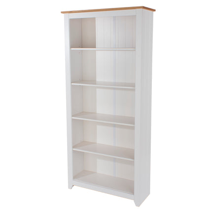 Painted - Tall Bookcase - Carbon - Grey - Adjustable Shelves