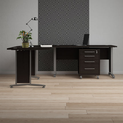 Prima - Desk 120cm in Black Woodgrain