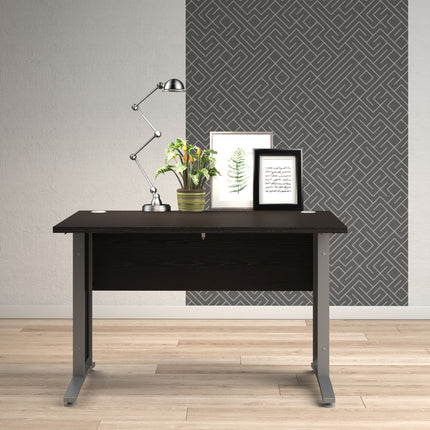 Prima - Desk 120cm in Black Woodgrain