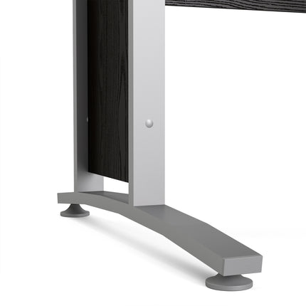 Prima - Desk 120cm in Black Woodgrain