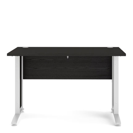 Prima - Desk 120cm in Black Woodgrain