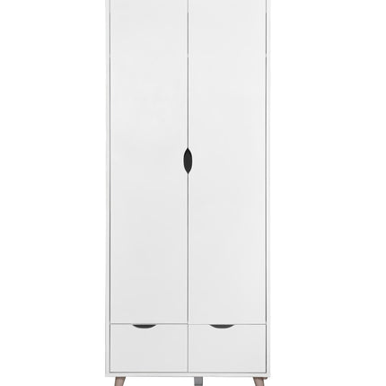 Pulford - 3 Piece Bedroom Set 4 Drawer - White & Sonoma Oak