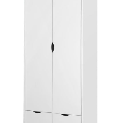 Pulford - 3 Piece Bedroom Set 4 Drawer - White & Sonoma Oak