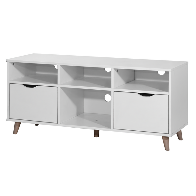 Pulford - TV Unit - 2 Drawers - White