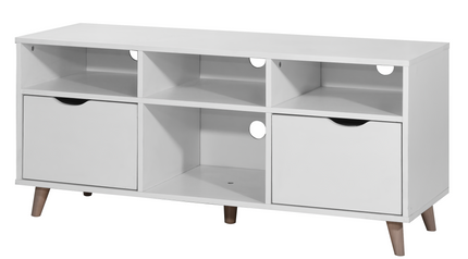Pulford - TV Unit - 2 Drawers - White