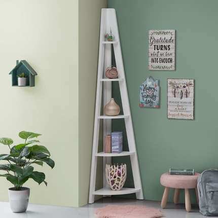 Riva - Corner Ladder Bookcase