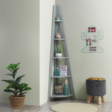 Riva - Corner Ladder Bookcase