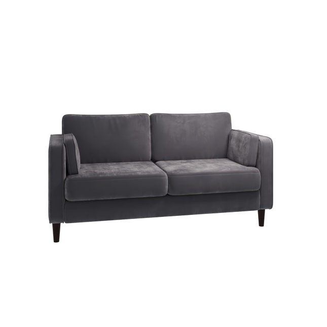 Snowdonia Living - 3 Seater Cushion Back Sofa Dark