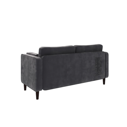 Snowdonia Living - 3 Seater Cushion Back Sofa Dark