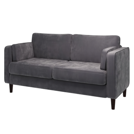 Snowdonia Living - 3 Seater Cushion Back Sofa Dark