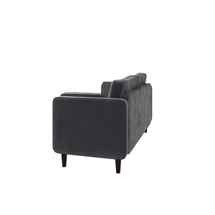 Snowdonia Living - 3 Seater Cushion Back Sofa Dark