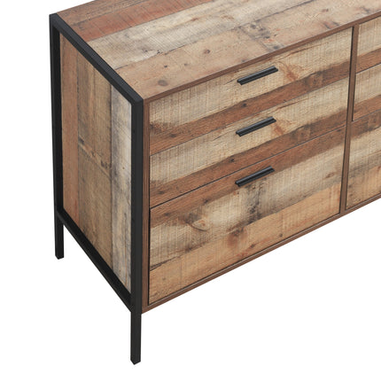Stretton - 6 Drawer Chest - Rustic Oak