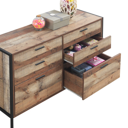 Stretton - 6 Drawer Chest - Rustic Oak
