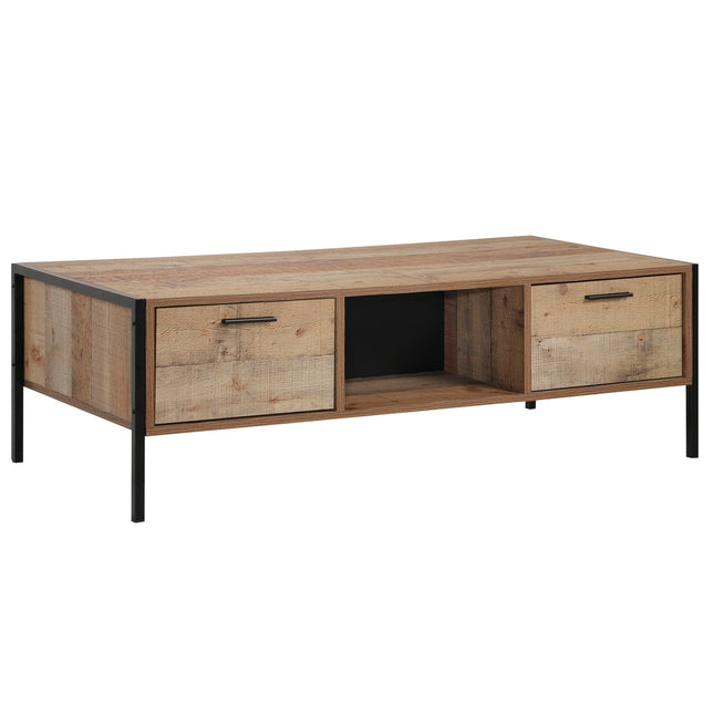 Stretton - Coffee Table 4 Drawer - Rustic Oak