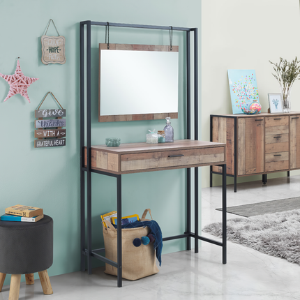 Stretton - Dressing Table - Mirror - Rustic Oak
