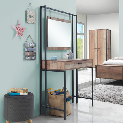 Stretton - Dressing Table - Mirror - Rustic Oak