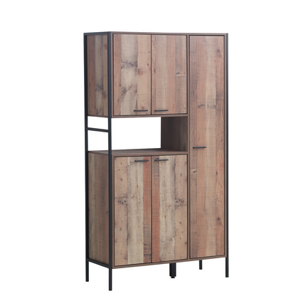 Stretton - Kitchen Cabinet - 5 Doors - Rustic Oak