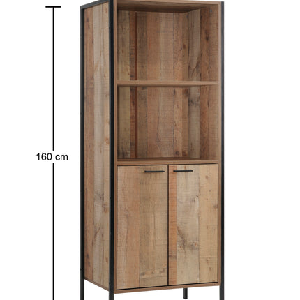 Stretton - Storage Cabinet - 2 Doors - Rustic Oak
