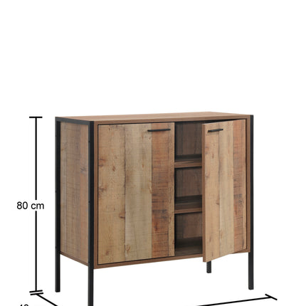 Stretton - 2 Door Sideboard - Rustic Oak