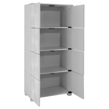 Essentials - Stylish And Functional 8 Door Storage Cabinet