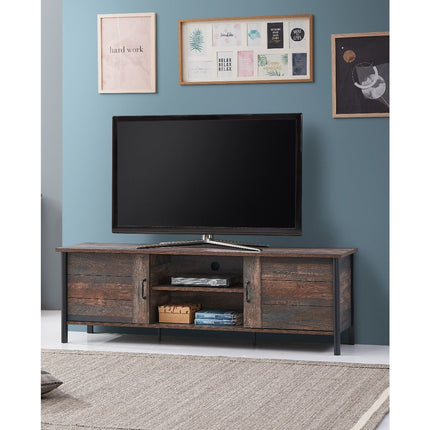 Willow - TV Unit - Dark Oak