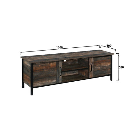 Willow - TV Unit - Dark Oak