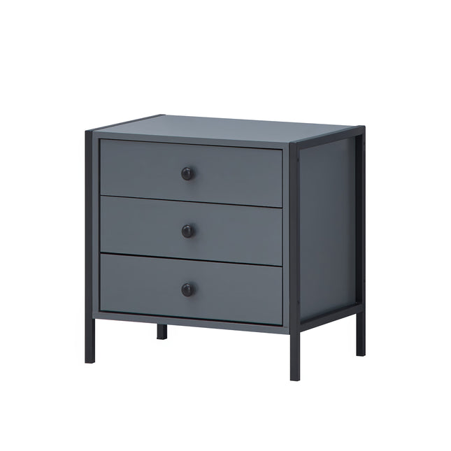 Zahra - Bedside Table - 3 Drawers