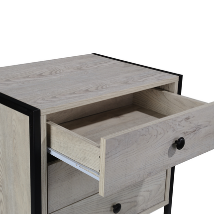 Zahra - Bedside Table - 3 Drawers