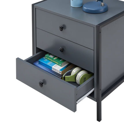 Zahra - Bedside Table - 3 Drawers